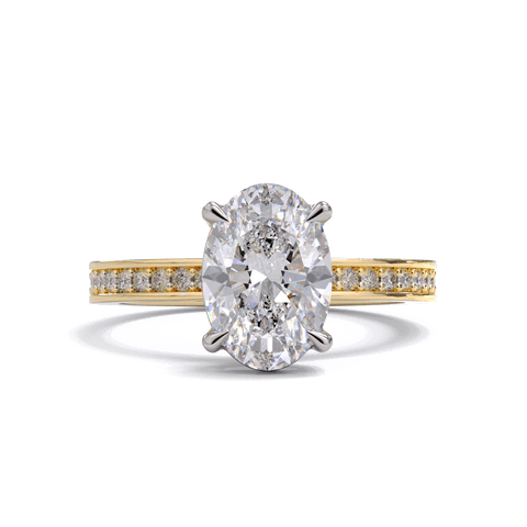 Quinn 2ct Oval Cut Diamond Solitaire